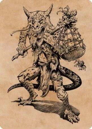 Taunting Kobold Art Card 57 card from Art Series: Commander Legends: Battle for Baldur's Gate