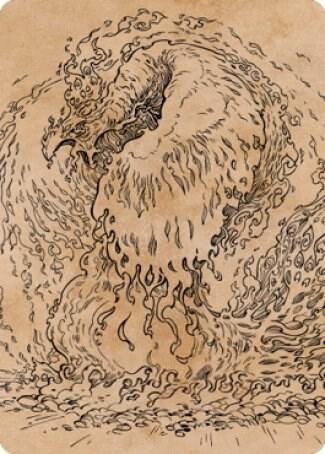 Nemesis Phoenix Art Card 56 card from Art Series: Commander Legends: Battle for Baldur's Gate