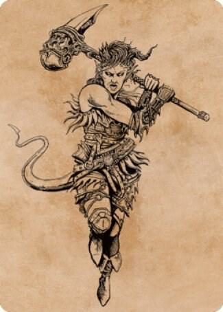 Karlach, Fury of Avernus Art Card (54/81) card from Art Series: Commander Legends: Battle for Baldur's Gate