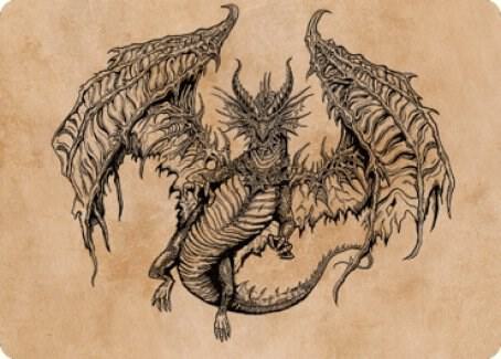 Ganax, Astral Hunter Art Card 53 card from Art Series: Commander Legends: Battle for Baldur's Gate