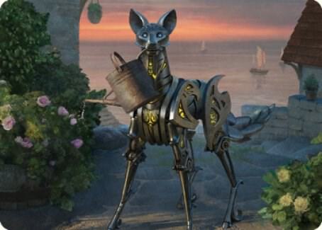 Clockwork Fox Art Card 43 card from Art Series: Commander Legends: Battle for Baldur's Gate