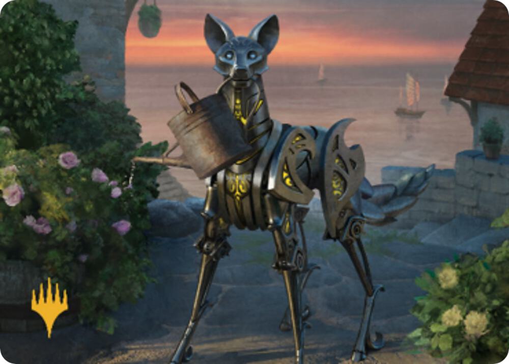 Clockwork Fox Art Card (Gold-Stamped) 43 card from Art Series: Commander Legends: Battle for Baldur's Gate