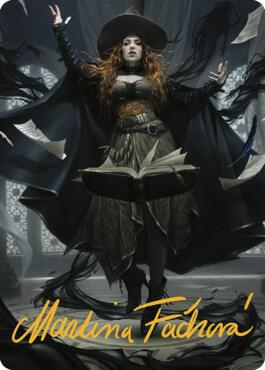 Tasha, the Witch Queen Art Card (41/81) (Gold-Stamped Signature) card from Art Series: Commander Legends: Battle for Baldur's Gate