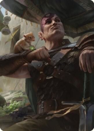 Minsc & Boo, Timeless Heroes Art Card (38/81) card from Art Series: Commander Legends: Battle for Baldur's Gate