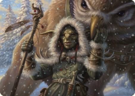 Owlbear Shepherd Art Card 35 card from Art Series: Commander Legends: Battle for Baldur's Gate