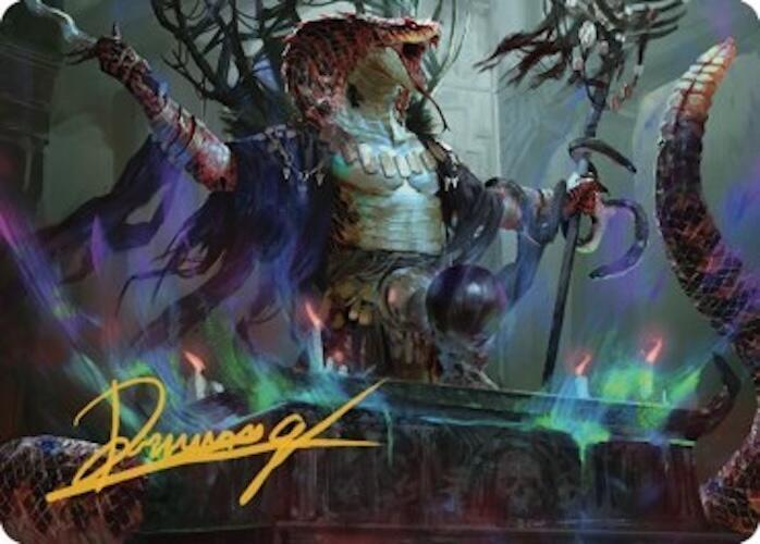 Sivriss, Nightmare Speaker Art Card (32/81) (Gold-Stamped Signature) card from Art Series: Commander Legends: Battle for Baldur's Gate