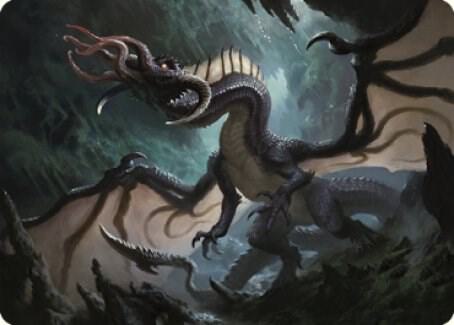 Brainstealer Dragon Art Card 31 card from Art Series: Commander Legends: Battle for Baldur's Gate