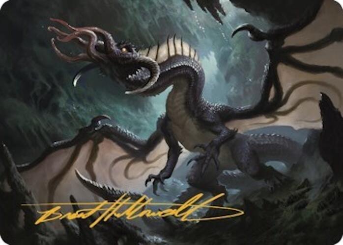 Brainstealer Dragon Art Card (Gold-Stamped Signature) 31 card from Art Series: Commander Legends: Battle for Baldur's Gate