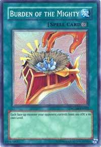 Burden of the Mighty WC08-EN002 card from World Championship 2008