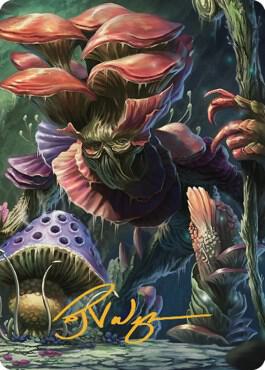 Myconid Adult Art Card (Gold-Stamped Signature) 24 card from Art Series: Commander Legends: Battle for Baldur's Gate