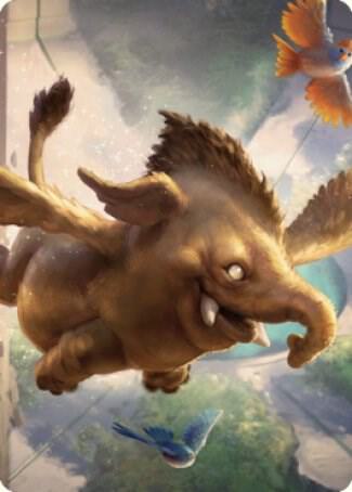 Hollyphant Art Card 18 card from Art Series: Commander Legends: Battle for Baldur's Gate