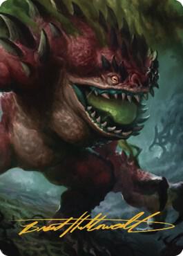 Hezrou Art Card (Gold-Stamped Signature) 17 card from Art Series: Commander Legends: Battle for Baldur's Gate