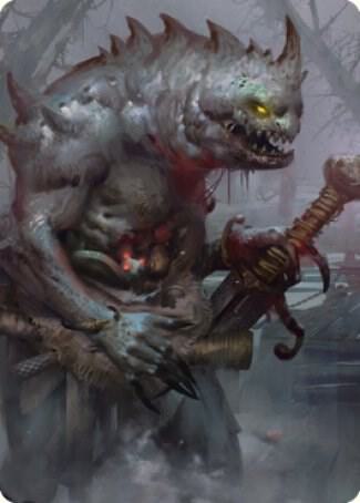 Gray Slaad Art Card 15 card from Art Series: Commander Legends: Battle for Baldur's Gate