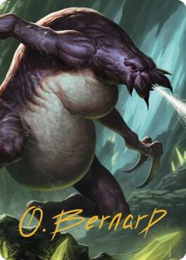 Ettercap Art Card (Gold-Stamped Signature) 14 card from Art Series: Commander Legends: Battle for Baldur's Gate