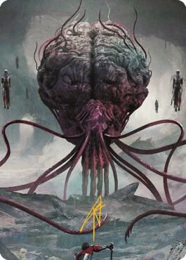Elder Brain Art Card (Gold-Stamped Signature) 13 card from Art Series: Commander Legends: Battle for Baldur's Gate