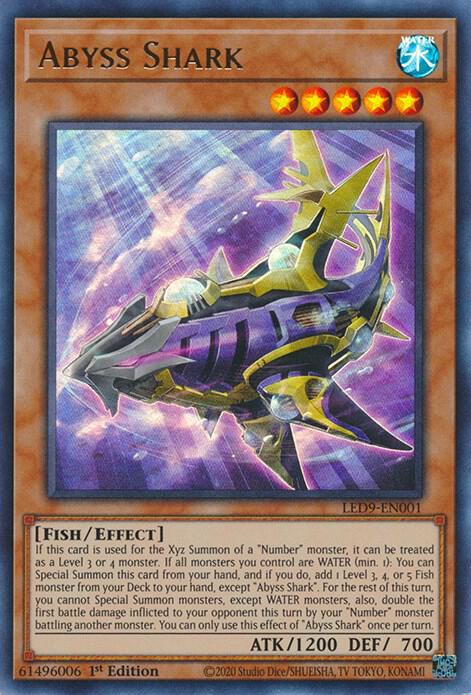 Abyss Shark LED9-EN001 card from Legendary Duelists: Duels From the Deep