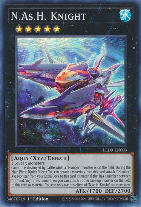 N.As.H. Knight LED9-EN003 card from Legendary Duelists: Duels From the Deep