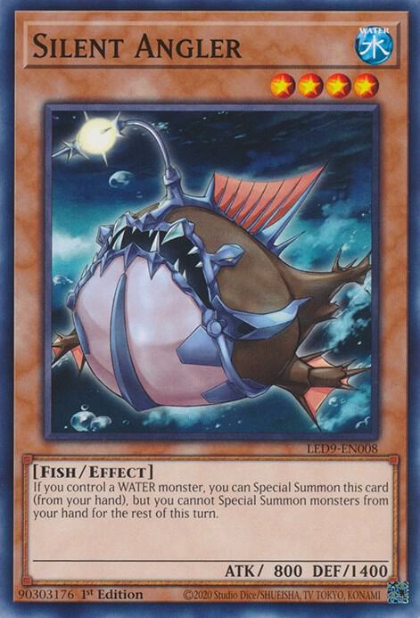 Silent Angler LED9-EN008 card from Legendary Duelists: Duels From the Deep