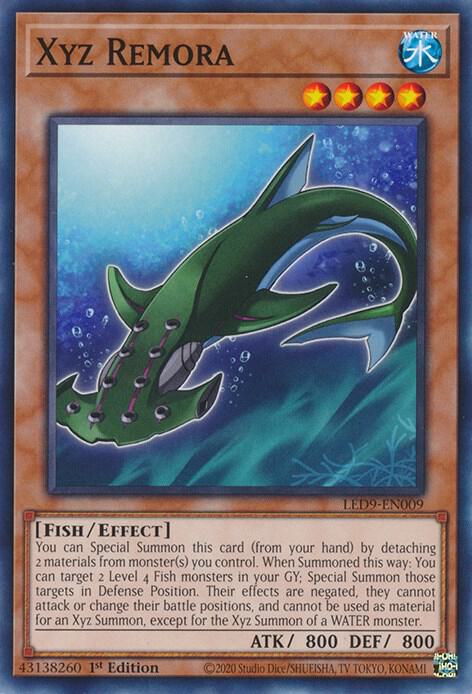 Xyz Remora LED9-EN009 card from Legendary Duelists: Duels From the Deep