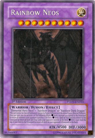 Rainbow Neos (Ghost Rare) PTDN-EN044 card from Phantom Darkness