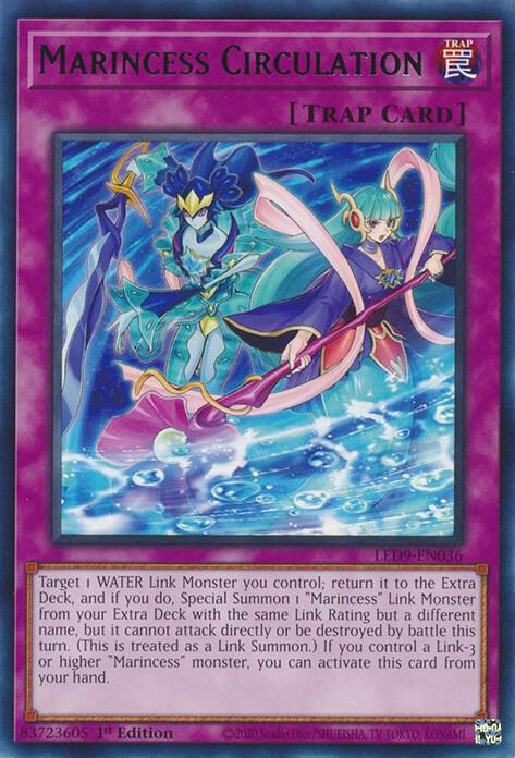 Marincess Circulation LED9-EN036 card from Legendary Duelists: Duels From the Deep