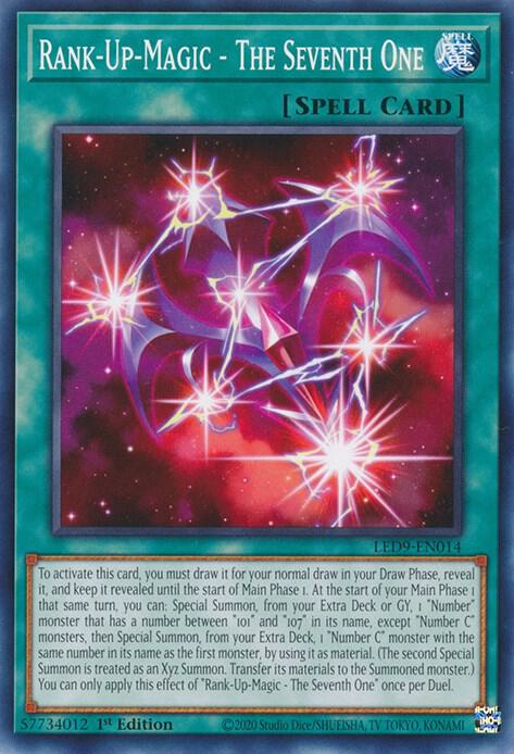 Rank-Up-Magic - The Seventh One LED9-EN014 card from Legendary Duelists: Duels From the Deep