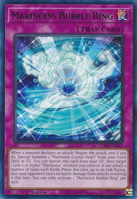 Marincess Bubble Ring LED9-EN037 card from Legendary Duelists: Duels From the Deep