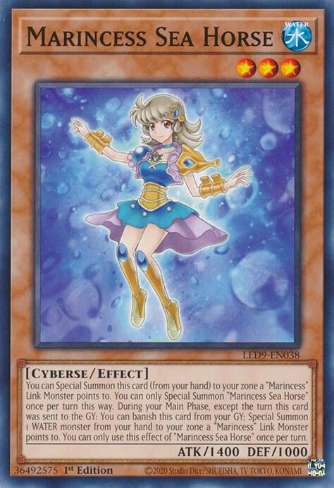 Marincess Sea Horse LED9-EN038 card from Legendary Duelists: Duels From the Deep