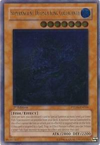 Superancient Deepsea King Coelacanth (UTR) PTDN-EN034 card from Phantom Darkness