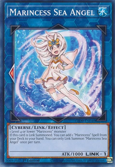 Marincess Sea Angel LED9-EN040 card from Legendary Duelists: Duels From the Deep