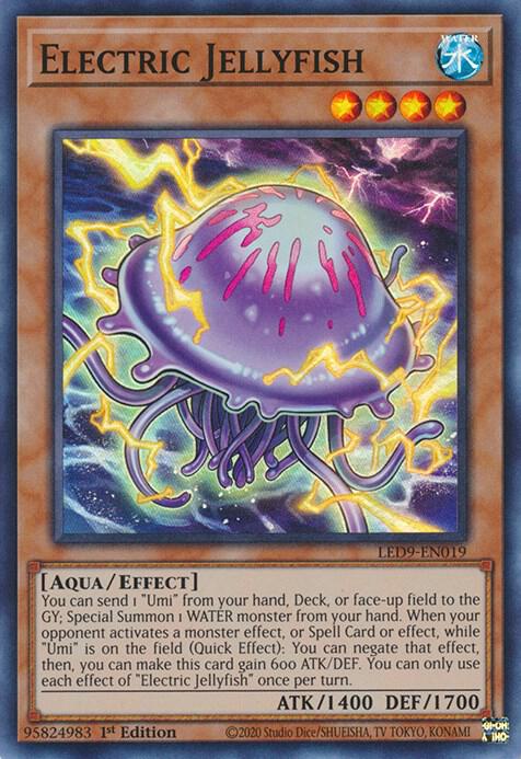 Electric Jellyfish LED9-EN019 card from Legendary Duelists: Duels From the Deep