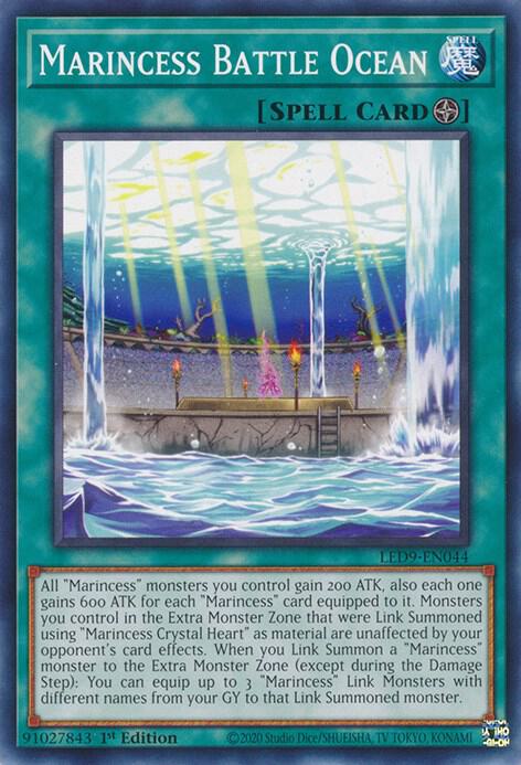 Marincess Battle Ocean LED9-EN044 card from Legendary Duelists: Duels From the Deep