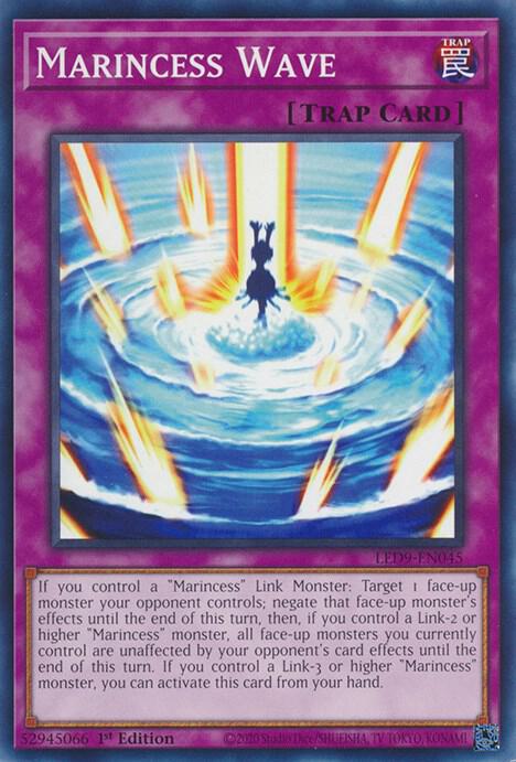 Marincess Wave LED9-EN045 card from Legendary Duelists: Duels From the Deep
