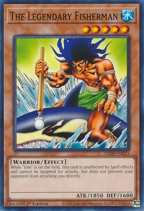 The Legendary Fisherman LED9-EN023 card from Legendary Duelists: Duels From the Deep