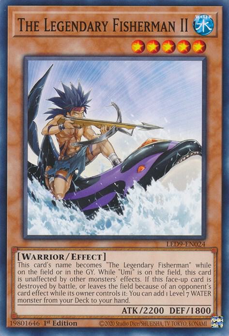 The Legendary Fisherman II LED9-EN024 card from Legendary Duelists: Duels From the Deep