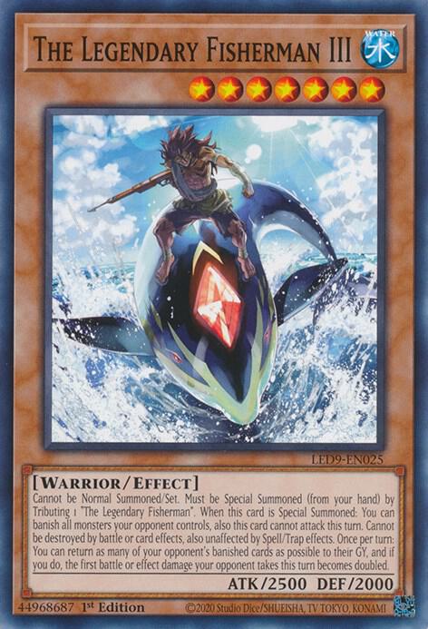 The Legendary Fisherman III LED9-EN025 card from Legendary Duelists: Duels From the Deep