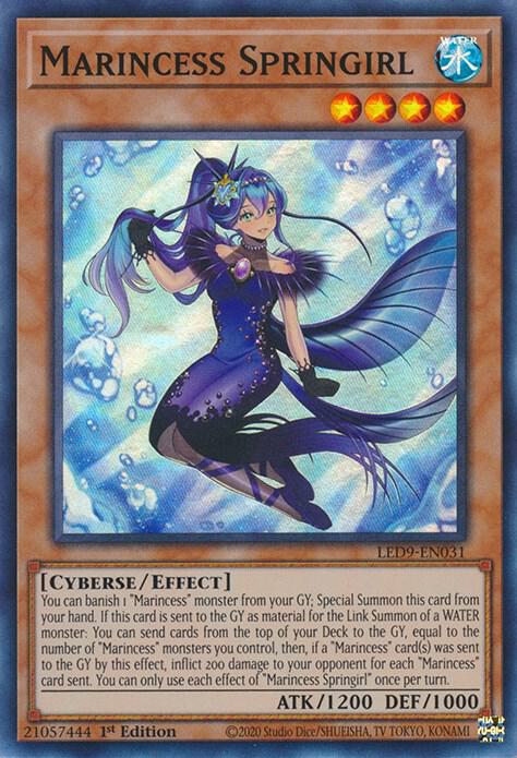 Marincess Springirl LED9-EN031 card from Legendary Duelists: Duels From the Deep
