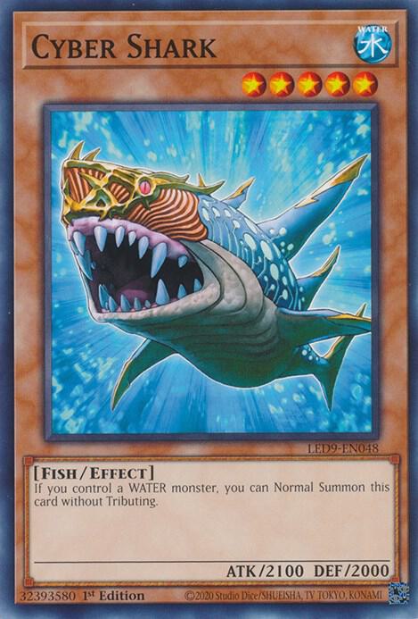 Cyber Shark LED9-EN048 card from Legendary Duelists: Duels From the Deep