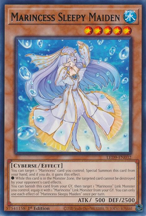 Marincess Sleepy Maiden LED9-EN032 card from Legendary Duelists: Duels From the Deep