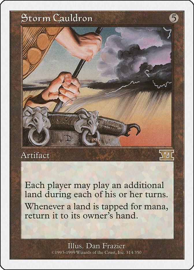 Storm Cauldron 314 card from Classic Sixth Edition