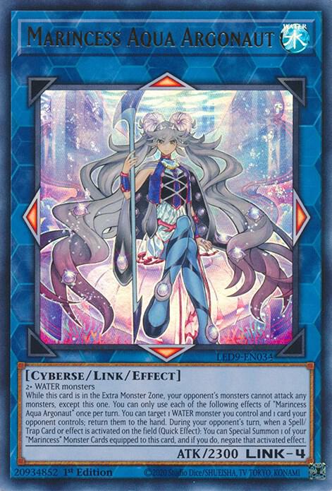 Marincess Aqua Argonaut LED9-EN034 card from Legendary Duelists: Duels From the Deep