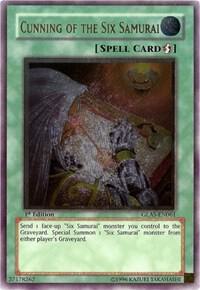 Cunning of the Six Samurai (UTR) GLAS-EN061 card from Gladiator's Assault
