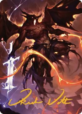 Balor Art Card (Gold-Stamped Signature) 7 card from Art Series: Commander Legends: Battle for Baldur's Gate