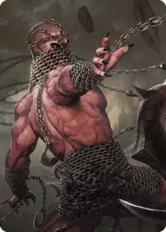 Chain Devil Art Card 8 card from Art Series: Commander Legends: Battle for Baldur's Gate