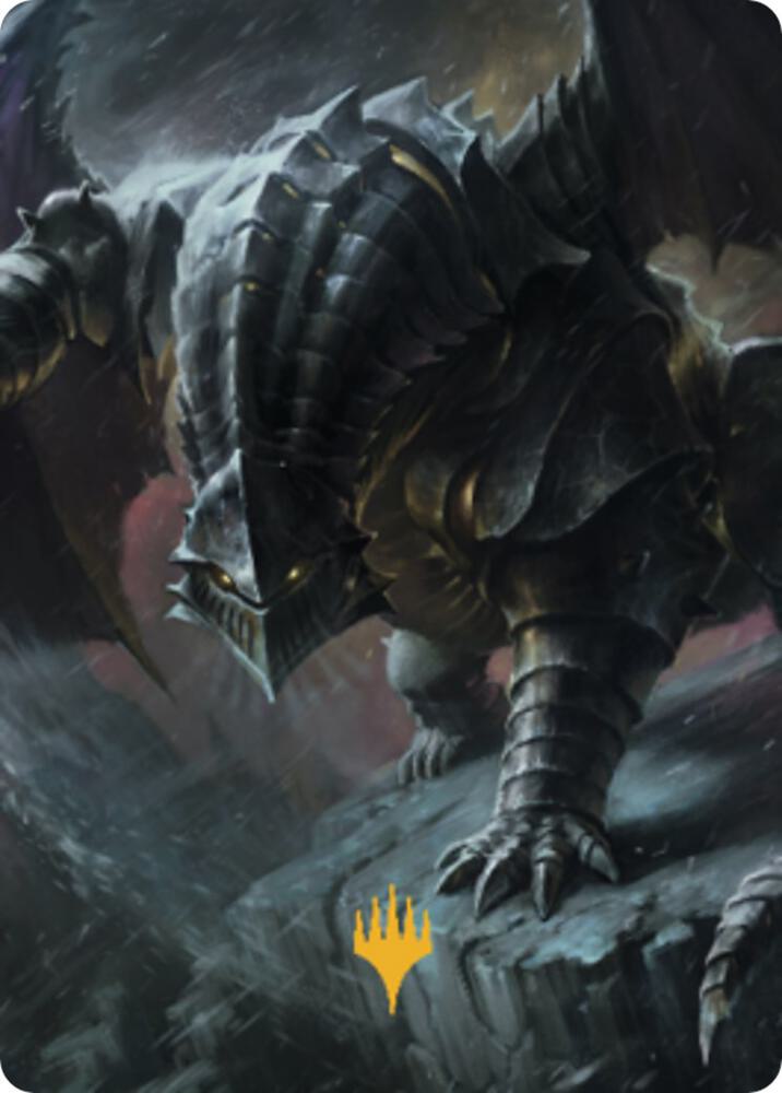 Chardalyn Dragon Art Card (Gold-Stamped) 9 card from Art Series: Commander Legends: Battle for Baldur's Gate