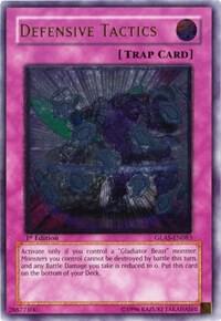 Defensive Tactics (UTR) GLAS-EN083 card from Gladiator's Assault