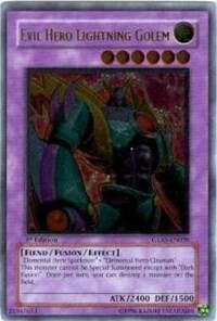 Evil Hero Lightning Golem (UTR) GLAS-EN039 card from Gladiator's Assault