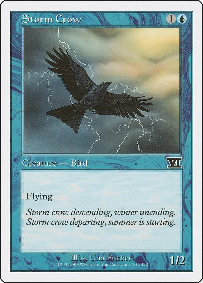 Storm Crow 101 card from Classic Sixth Edition