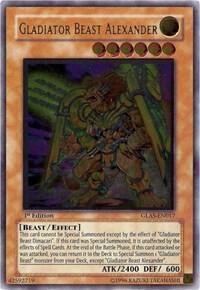 Gladiator Beast Alexander (UTR) GLAS-EN017 card from Gladiator's Assault