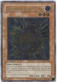 Gladiator Beast Torax (UTR) GLAS-EN081 card from Gladiator's Assault